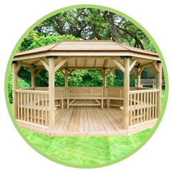 Custom gazebo installation in Broussard LA